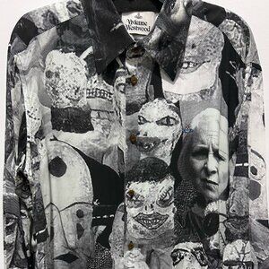 VIVIENNE WESTWOOD ‘The Puppet Shirt’ Runway Collection Black & White Shirt